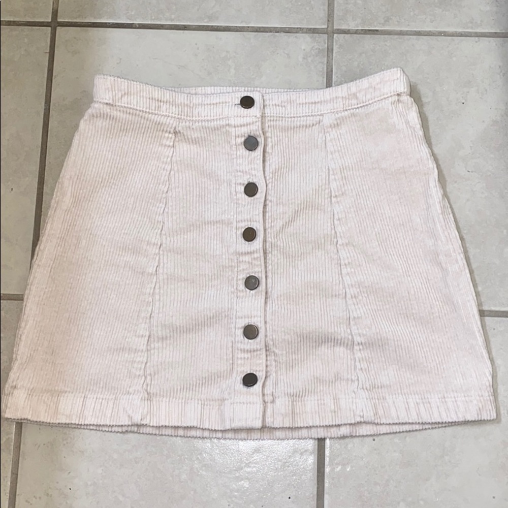 Corduroy Mini Skirt